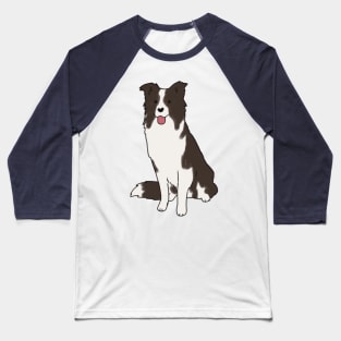 border collie dog Baseball T-Shirt